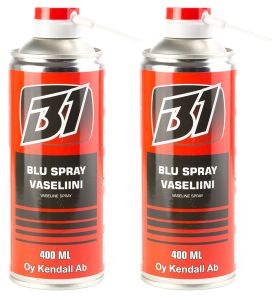 2 kpl Aerosolirasva B1 Blu Spray Vaseliini