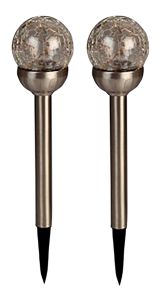 2 kpl Solarvalaisin maapiikillä Luxform Conga 39 cm