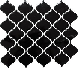 Mosaiikki Florentine Kiiltävä Musta