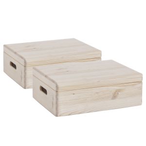 2 kpl Monitoimilaatikko Zeller kannella 40 x 30 x 15 cm