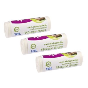 3 kpl Biojätepussi 10 l McLean