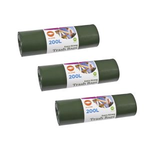 3 kpl Jätesäkki Erittäin Vahva 200 l McLean