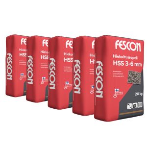 5 kpl Fescon Hiekoitussepeli HSS 3-6 mm 20 kg