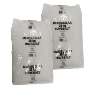 2 kpl Merisuola keskikarkea 25 kg