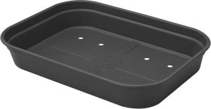 Istutusalusta Elho Green Basics S musta 24 x 17 x 6 cm