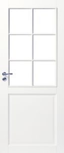 Väliovi Swedoor Style 2 6R kirkas lasi 10 x 21 Vasen