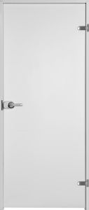 Lasiovi Swedoor Bath Satiini+ 9 x 21 Valkoinen Lukittava