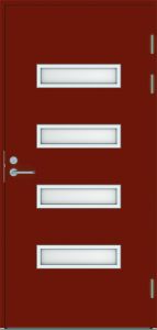 Ulko-ovi Swedoor Function F2090 W53 Tiilenpunainen