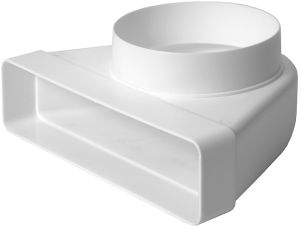 Adapteri Europlast 220 x 55 mm ⌀100 mm
