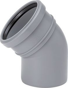 Kulmayhde Uponor 75 x 45, Harmaa