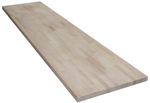 Massiivityötaso Exclusiv Holz koivu B/C 27 mm, eri kokoja