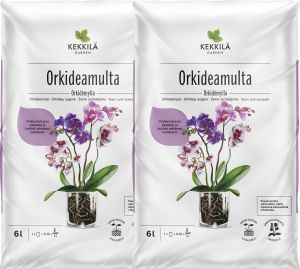 2 kpl Orkideamulta Kekkilä 6 l