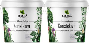 2 kpl Koristekivi Kekkilä 1 l helmenvalkoinen