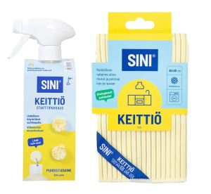 Keittiöpuhdistusaine Sini Sitruuna ja keittiöliina Sini 3591