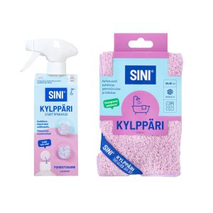 Puhdistusaine Sini Kylppäri Starttipakkaus Laventeli ja Sini Kylppäriliina 3593