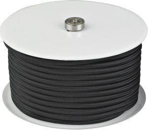 Kangaspäällysteinen kaapeli Halo Design musta 25 m x 0,75 mm