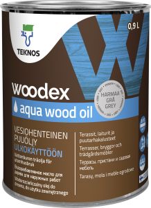 Puuöljy Teknos Woodex Aqua Wood Oil Harmaa