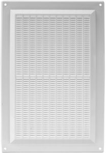 Tuuletusritilä Europlast Valkoinen 170 x 250 mm