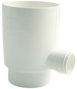 Sadevedenkerääjä Marley DN 75 valkoinen