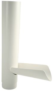 Vedenlaskuläppä Marley DN 75 valkoinen