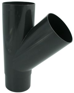 Haaraputki 45° Marley DN 75/75 antrasiitti
