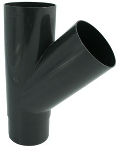 Haaraputki 45° Marley DN 105/105 antrasiitti