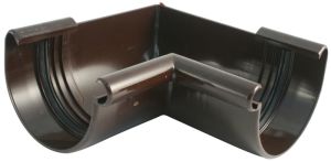 Räystäskourun sisäkulma 90° Marley 100 mm ruskea