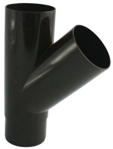 Haaraputki 45° Marley DN 105/105 ruskea