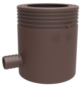 Sadevedenkerääjä suodattimella Marley DN 105 ruskea