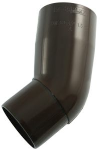 Putkikäyrä 45° Marley DN 53 ruskea