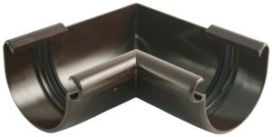 Räystäskourun sisäkulma 90° Marley 75 mm ruskea