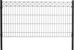 Paneeliaita 78 x 200 cm musta X-koriste
