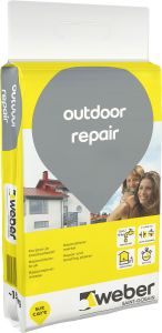 Korjaus- ja tasoituslaasti Weber DIY Outdoor Repair 15 kg