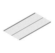 Ritilähylly Element System Twin Hopeamatta 900 x 410 mm