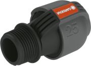 Liitin Gardena sadetinjärjestelmään ulkokierre 25 mm x 1"