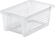 Pinottava kori SmartStore Basic L 42 x 28 x 17 cm Kirkas