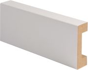 Peitelista Maler MDF Johtoura Valkoinen 19 x 58 x 2200