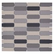 Mosaiikki Stick Mix CU ST 011 harmaa/beige 29,7 x 29 cm