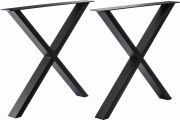 Pöydänjalat Pur Iternal Black Edition X-malli 2 kpl