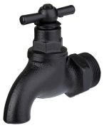 Vesihana Walteco RT-20 musta Ø 25 x 80 mm
