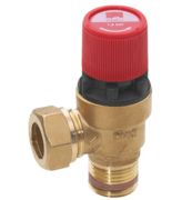 Varoventtiili Oras 1/2" 10 bar EM