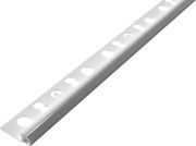 Laattalista Dione 250 cm pvc 8 mm maalarinvalkoinen