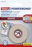 Asennusteippi Tesa Powerbond 2-puolinen Indoor sisäkäyttöön 1,5 m x 19 mm