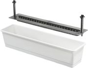 Parvekelaatikko Orthex altakasteleva valkoinen 75 cm