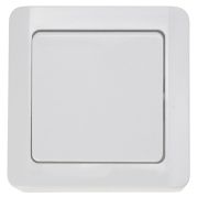 Kytkin 1/6 Harju Lumi IP20 Valkoinen 64 x 64 mm