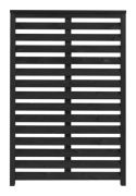 Aitaelementti Funkis musta 80 x 120 cm
