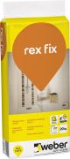 Saneerauslaasti weber rex fix 20 kg