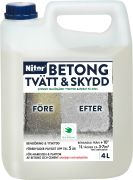 Betonin puhdistus ja suoja Nitor 4 l