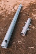 Jatkopaalu Puristeteos Ø 60,3 x 1000 mm