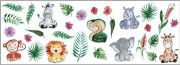 Julistetarra Plage Jungle Baby Animal 68 x 24 cm